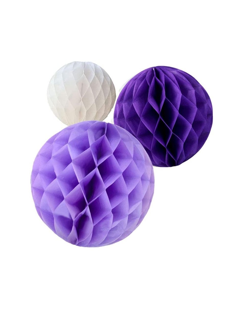 Tissue Pom Poms 15Pcs 3 inch 6 inch 8 inch Paper Honeycomb Balls Party Pom Poms Paper Balls Partners Design Art Craft Hanging...