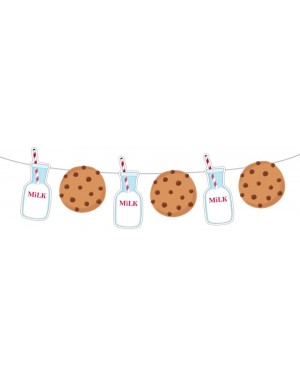 Banners & Garlands 6.5" Tall Milk and 4.25" Cookies Garland- Milk and Cookies Garland- Milk and Cookies Banner - CT18ZMKKR6M ...