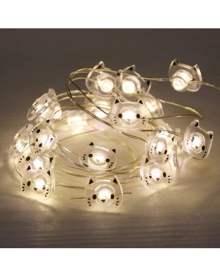Indoor String Lights Cat Accessories LED Novelty String Lights 2.2m Silver Wire Fairy String Lighting Warm White Starry Light...