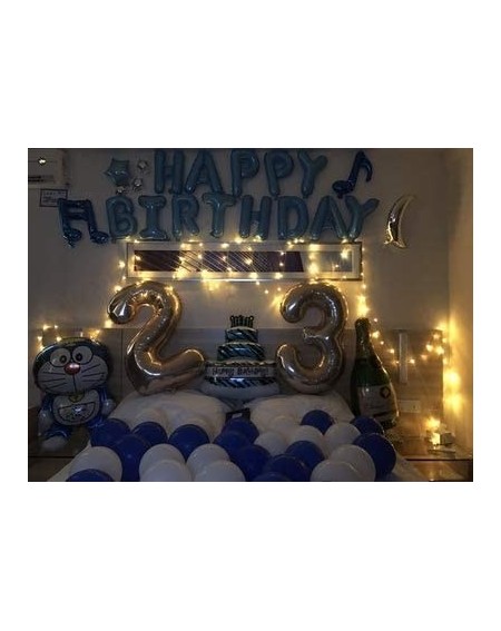 Balloons 40 Inch Giant Rose Gold Number 5 Balloon-Foil Helium Digital Balloons for Birthday Anniversary Party Festival Decora...