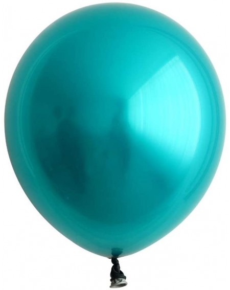 Balloons 30PCS 12inch Turquoise Blue Balloon Double-Stuffed Metallic Teal Blue Balloon Wedding Baby Shower Party Decoration -...