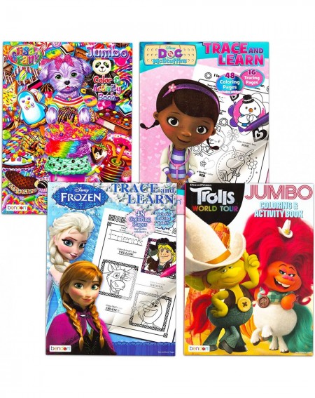Party Packs Assortment for Girls Kids Ages 4-8- Bundle Includes 8 Activity Books with Games- Puzzles- Mazes and Stickers - C2...
