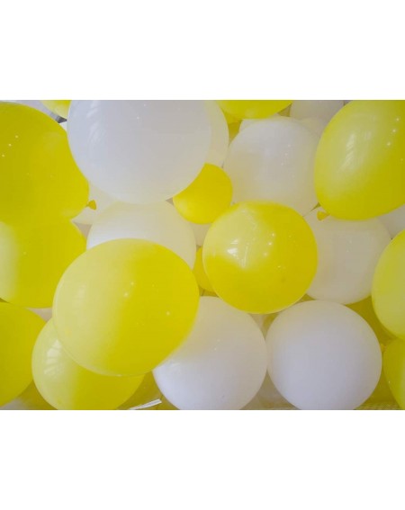 Balloons DIY Yellow And White Balloon Garland Arch kit for 1st birthday Sunshine Lemon honeybee Popcorn Baby Shower Bridal Sh...