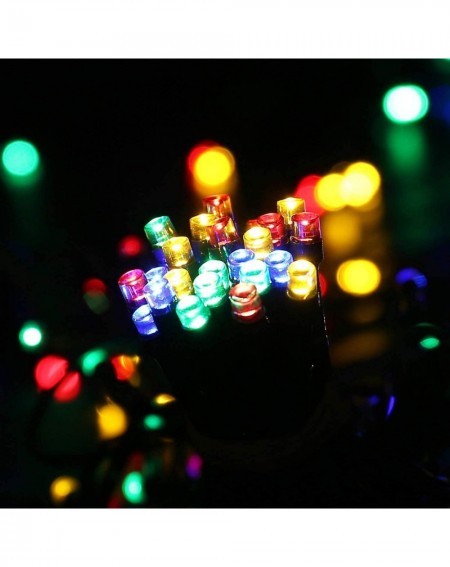 Outdoor String Lights Solar Christmas Lights 2 Pack Solar String Lights 72ft 200 LED 8 Modes Waterproof Solar Fairy String Li...