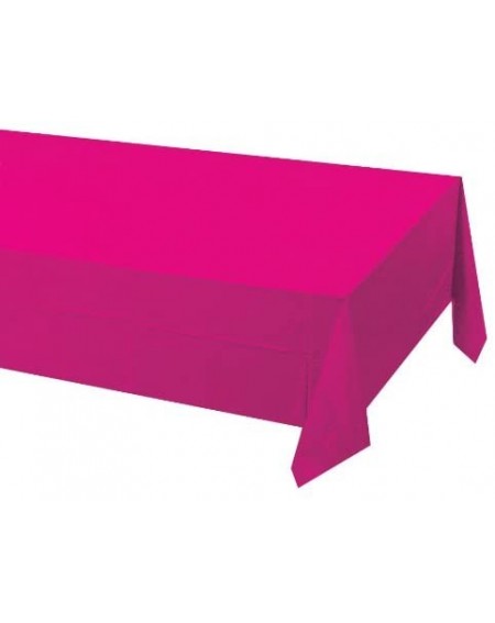 Tablecovers Touch of Color Plastic Table Cover- 54 by 108-Inch- Hot Magenta - CP11545A64R $7.29