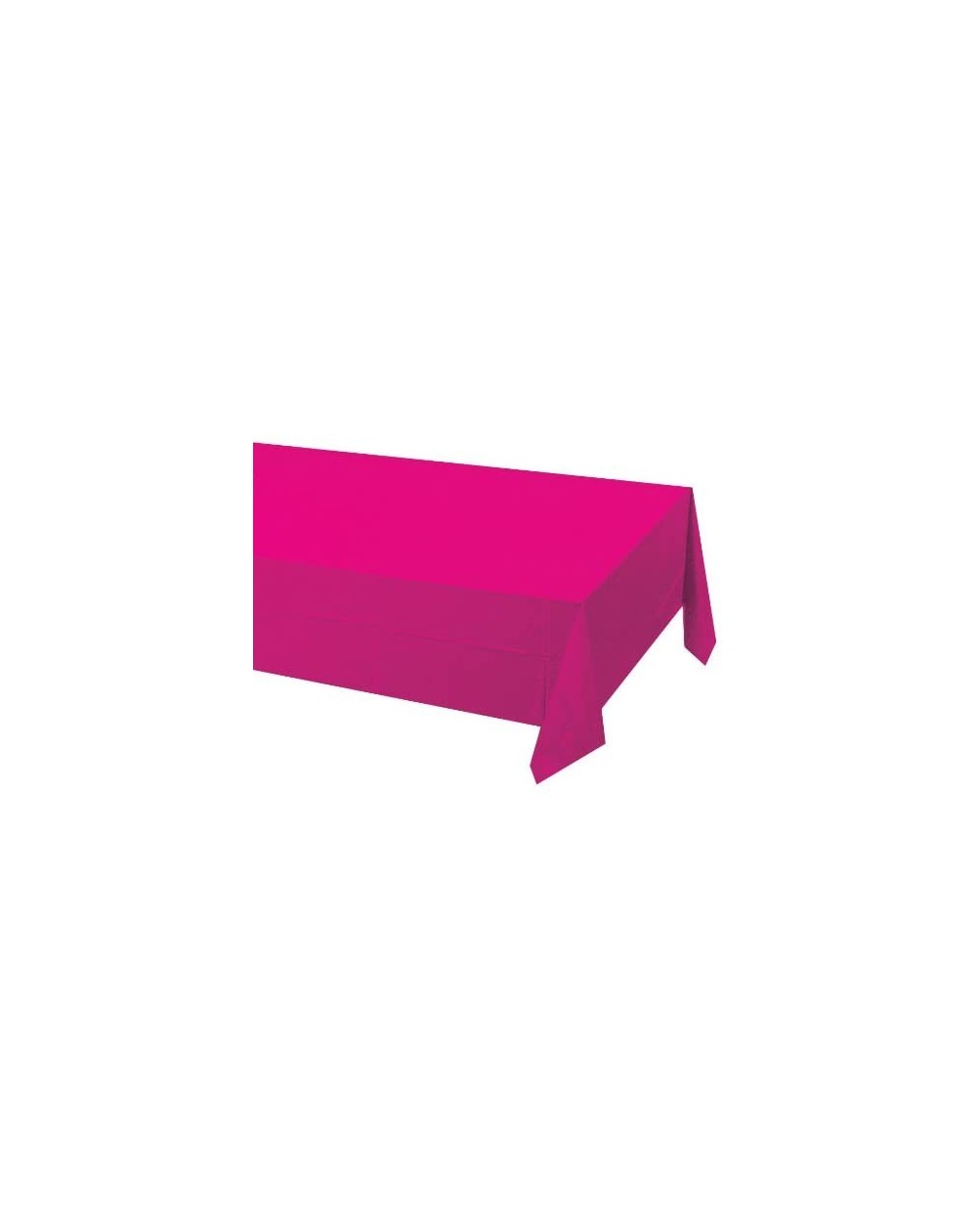 Tablecovers Touch of Color Plastic Table Cover- 54 by 108-Inch- Hot Magenta - CP11545A64R $7.29