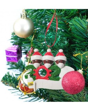 Ornaments 2020 Christmas Holiday Decorations New Personalized Survived Family Ornament - B-3 - C119IT8IH66 $8.88