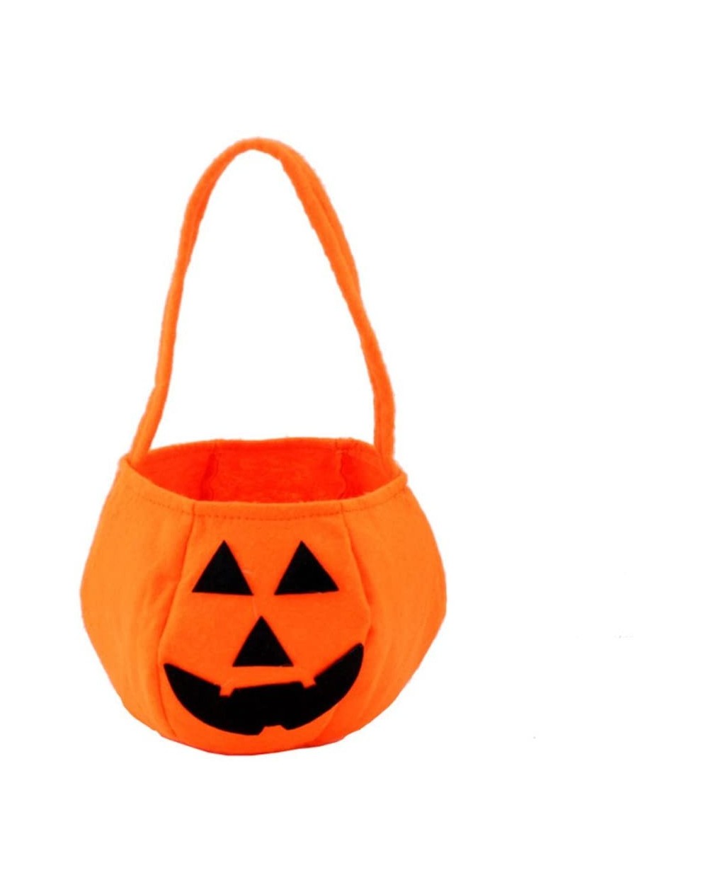 Favors Halloween Bags Pumpkin Candy Holders for Kids Child Play Trick or Treat Snack Basket Bag PTK13 - Pumpkin Bag 2 - CM186...