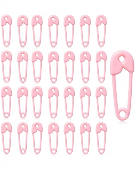 Party Games & Activities 144 pieces of plastic safety pin girl baby shower preferred charm (Pink) - Pink - CL19CXKMQAQ $17.02