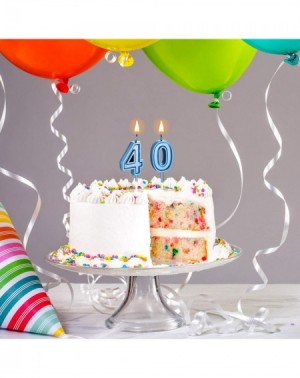 Birthday Candles 40th Birthday Candles Cake Numeral Candles Happy Birthday Cake Candles Topper Decoration for Birthday Weddin...