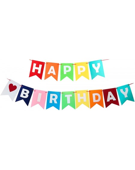 Banners & Garlands It's Party Time Happy Birthday Banner - Perfect Birthday Decorations for All Ages with Set of 8 Tissue Pap...