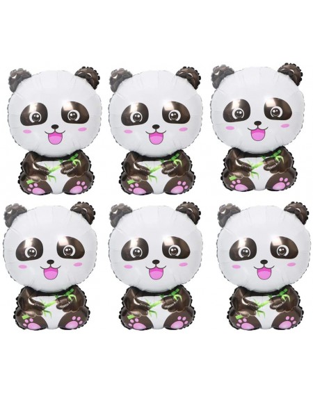 Balloons 6 pcs panda Party Balloons-panda Party Supplies- Kids Baby Shower Birthday Party Decorations - CA19DNT340Z $13.39