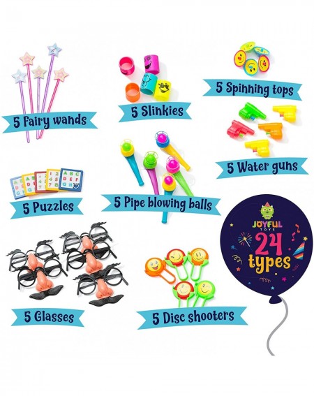 Party Favors Birthday Party Favors For Kids Pack of 120 Pcs - Bulk Toys Assortment - Goodie Bag Fillers and Stuffers - Pinata...