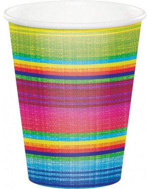 Banners & Garlands 96 Count 9 oz Hot/Cold Paper Cups- Serape - CM17Y2CGH9E $21.66