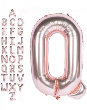 Balloons 40 Inch Large Rose Gold Letter Balloons B Giant Helium Foil Mylar Balloon for Birthday Party Decoration Wedding Deco...
