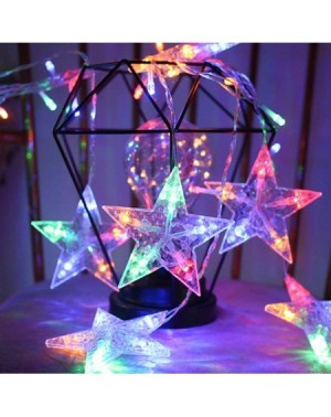 Indoor String Lights Twinkle Star LED Lights- 16 Stars Curtain String Lights for Christmas Decoration 3.5m (A) - A - C019I6NA...