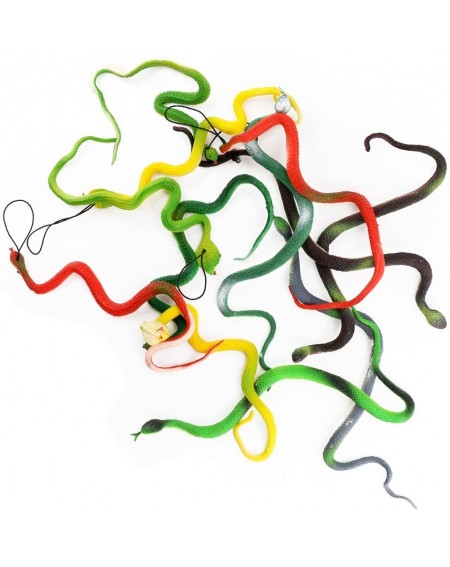 Party Favors 14 inch- Toy Rubber Snake- Rubber Snake- Snake Toys- Snake Toy- Rubber Snakes- Rubber Snakes for Garden- Kids- P...