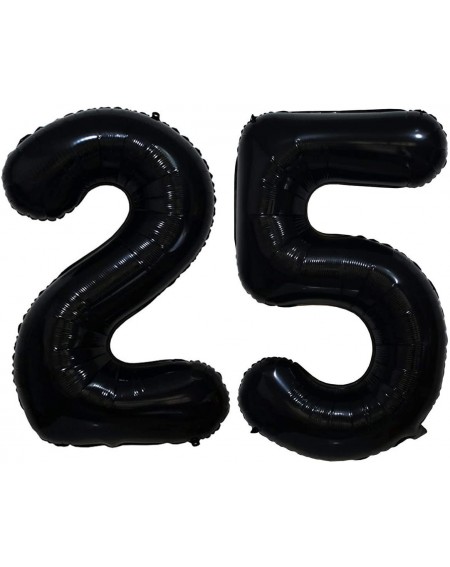 Balloons Black Number 25 Balloons- 40 Inch - Black Number 25 - CM18I4KX86T $9.69