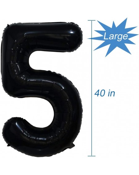 Balloons Black Number 25 Balloons- 40 Inch - Black Number 25 - CM18I4KX86T $9.69