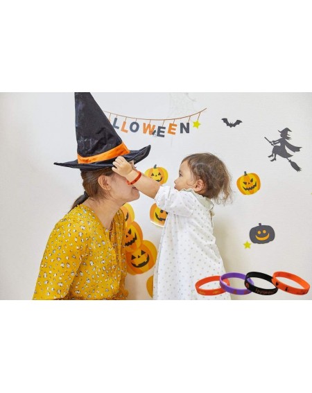 Party Favors 48PCS Halloween Party Rubber Bracelets for Kids Adult- Halloween/Trick or Tread Party Supplies Decorations Gifts...