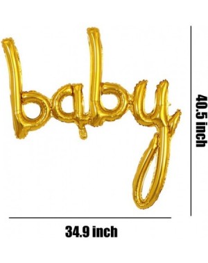 Balloons Baby Boy Balloons Handwriting Letter Baby Boy Shaped Foil Mylar Balloons for Baby Shower Kids' Boys Gender Reveal Th...