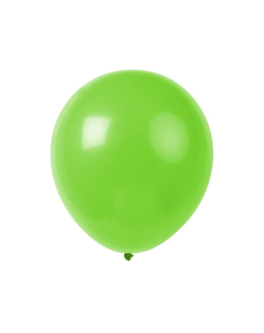 Balloons Party Supplies 12-Inch Solid Latex Balloons- 50-Pack- Lime Green - Lime Green - CL17YY3ZARK $9.84