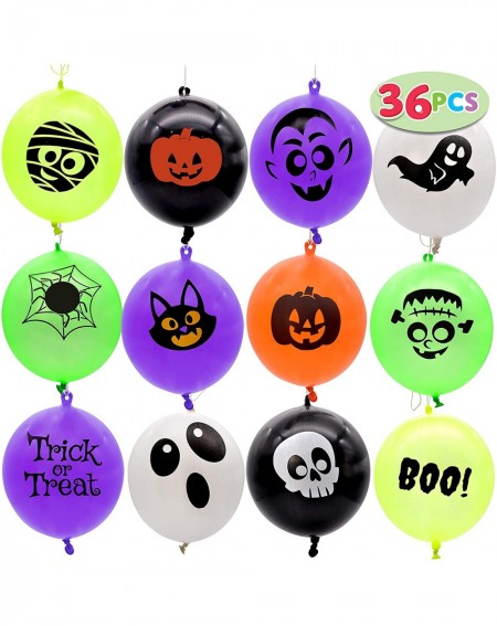 Balloons 36 Halloween Punch Balloons for Trick or Treat Game- Punching Balloon Party Favor Supplies Decorations - C919D39YYGC...