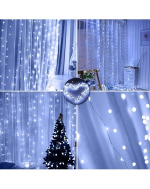 Indoor String Lights 300 LED Copper Curtain Light- 8 Modes Remote Control USB Fairy String Lights for Indoor Outdoor- Festiva...