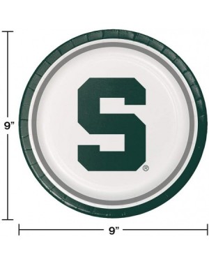 Party Tableware Michigan State University Paper Plates- 24 ct - CI180LXSES2 $17.81
