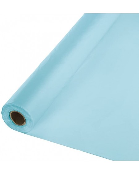 Tablecovers Roll Plastic Table Cover- 100-Feet- Pastel Blue - 0 - Pastel Blue - CJ112HRIURV $18.20
