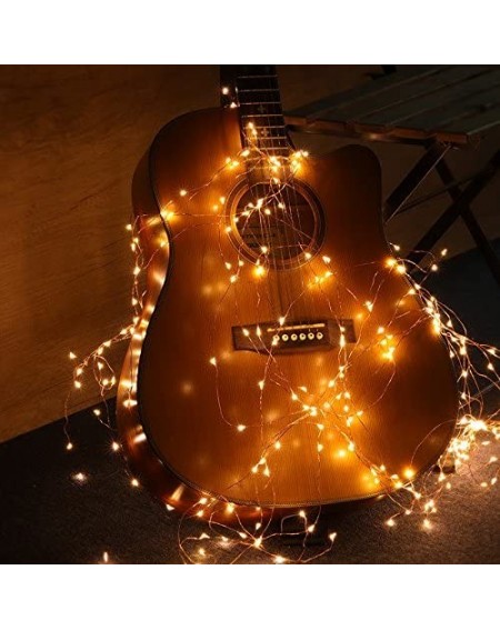 Outdoor String Lights Solar Powered String Lights- 100 LED Copper Wire Lights- Starry String Lights- Indoor/Outdoor Waterproo...