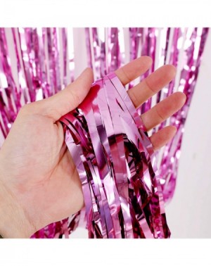 Photobooth Props Metallic Foil Fringe Curtain Tinsel Shimmer Party Backdrop Photo Booth Props Birthday Wedding Celebration Dé...