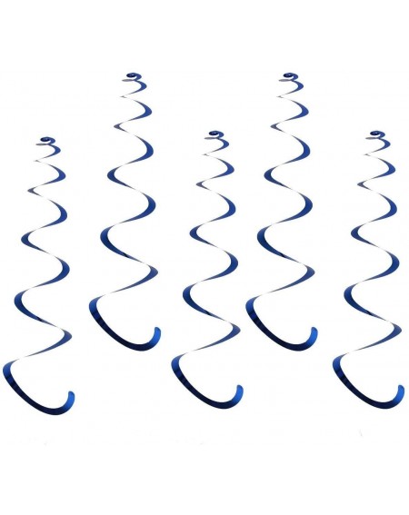 Banners & Garlands Dark Blue Foil Hanging Swirl Decorations Swirl Party Decorations Party Accessory Shower Birthday (14pc) - ...