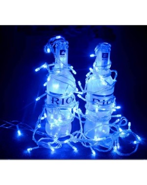 Indoor String Lights 33FT 100LED Indoor String Lights Blue- Plug in String Lights 8 Modes Waterproof for Indoor Outdoor Chris...