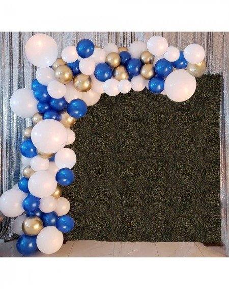 Balloons Balloon Garland Arch Kit for Party 16Ft Long 114Pcs White Blue and Gold Latex Balloons for Birthday Party Baby Showe...