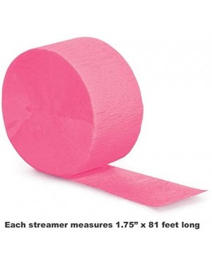 Streamers Watermelon Crepe Paper Streamers for Fruit Party or Tropical Birthday (4 Pack) - CN18Z4RA2I2 $11.99