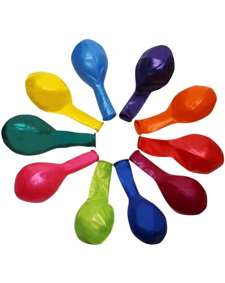Balloons 50 Pcs Assorted Color Balloons 12 Inch Premium Quality Pearl Metallic Helium Air Latex Rainbow Balloon Bulk Round fo...