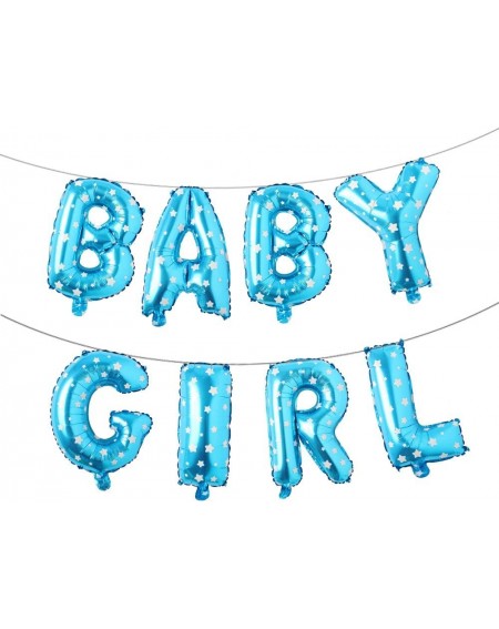 Balloons 16 inch Baby Boy Girl Banner Foil Letter Balloons Garland for Birthday Baby Shower Gender Reveal Party Decoration Su...
