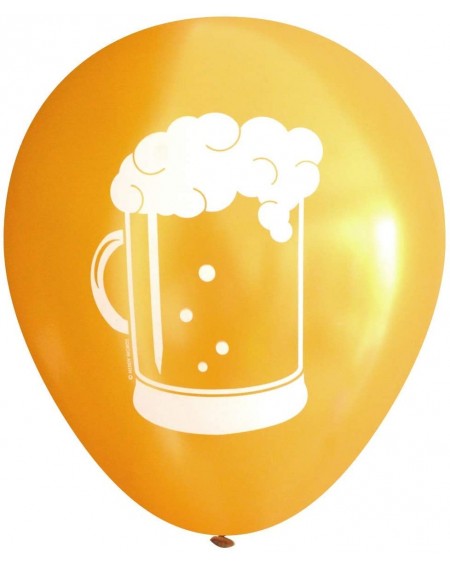 Balloons Beer Stein Latex Balloons (16 pcs) (Gold) - Gold - CP186CLANWL $18.75