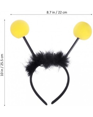 Hats 4pcs LED Light Up Bee Antenna Headbands Plush Animal Headbands Lighted Headwears Hair Accessories for Halloween Christma...
