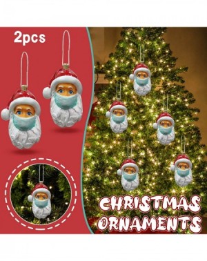 Ornaments 2020 Christmas Tree Ornaments- Christmas Holiday Decorations Creative Xmas Gifts Mom Father Kids (3pc Ornaments B) ...