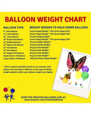 Balloons Bubble Weight Balloon Weight- 35g- Metallic Gold- 10 Piece - Metallic Gold - CF11N9ECTQ9 $12.88
