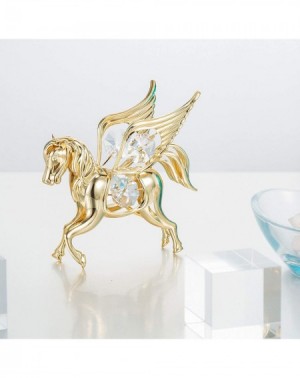 Ornaments Crystal Studded Mythical Flying Winged Pegasus Horse Hanging Christmas Tree Ornament Figurine- Gift Boxed with Stor...