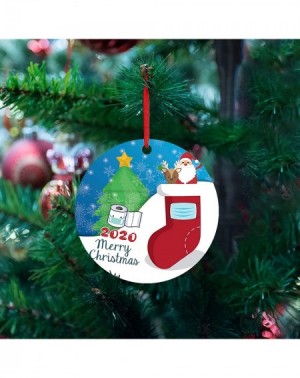 Ornaments Santa Wearing 2020 Christmas Tree Ornament Funny Xmas Gift Limited Edition Gifts Presents Tree Decoration Hilarious...