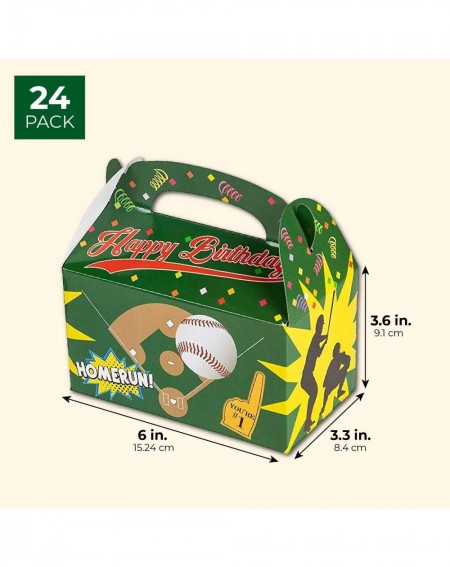 Favors Baseball Party Favor Goodie Boxes (24 Pack) - CD18CD8R2WC $11.39