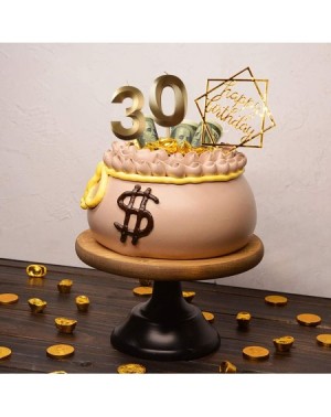 Birthday Candles 3.95 inch Large Birthday Candles Numbers 2 Gold Glitter Birthday Numeral Candles for Birthdays- Weddings- Re...