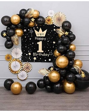 Balloons 100Pcs 12 inch Black Latex Balloon for Party Decorations - CP18Z7Y4SCT $12.67