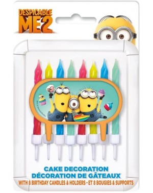 Birthday Candles Despicable Me Minions Cake Topper & Birthday Candle Set - CH11JDTDZB7 $8.62