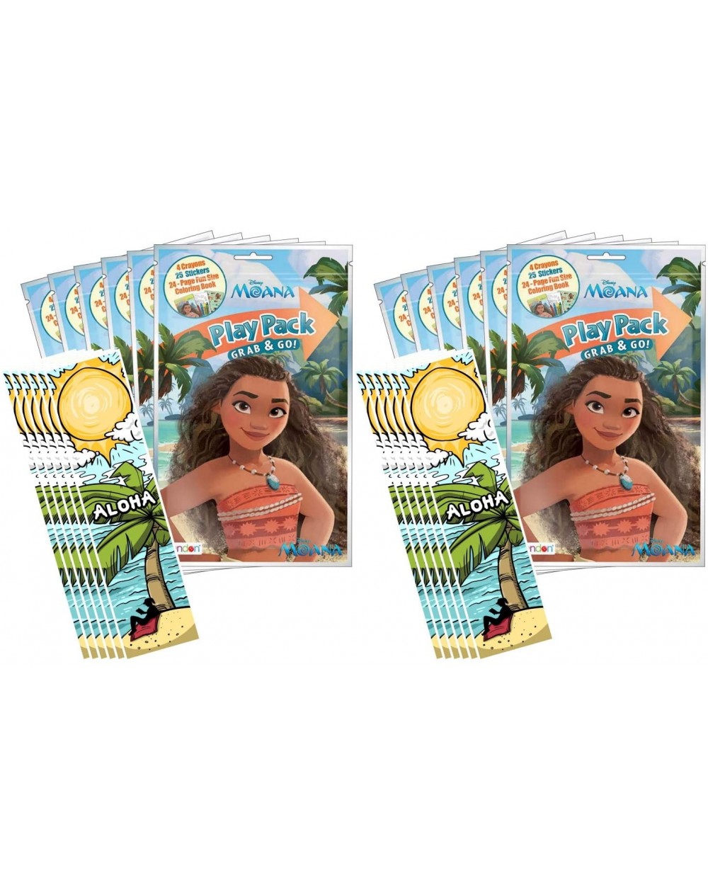 Party Favors Disney Moana Grab and Go Play Packs (Pack of 12) - CL182I6DUGH $14.51