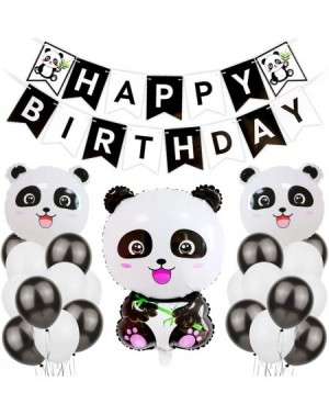 Balloons Panda Happy Birthday Party Decorations Supplies with Happy Birthday Banner-Cute Panda Balloons-Latex Party Balloons ...
